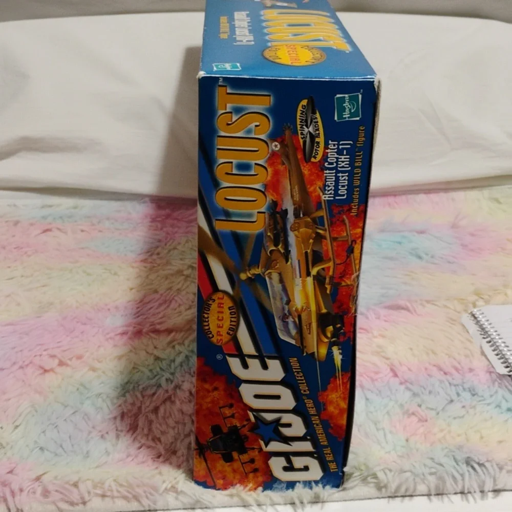 (#A1) NIB G.I. Joe Vtg 2000 Assault Copter Locust Complete/ Wild Bill Figure